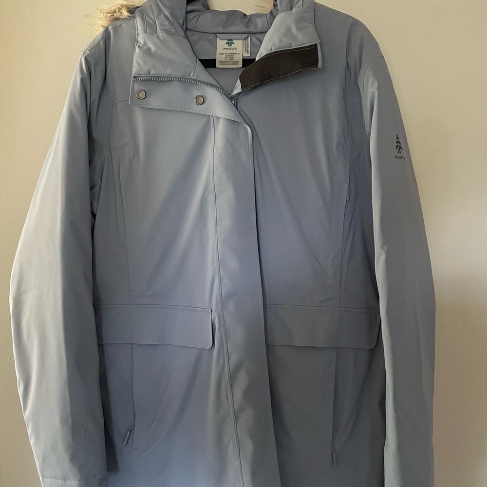 Women's Light Blue Winter Jacket
